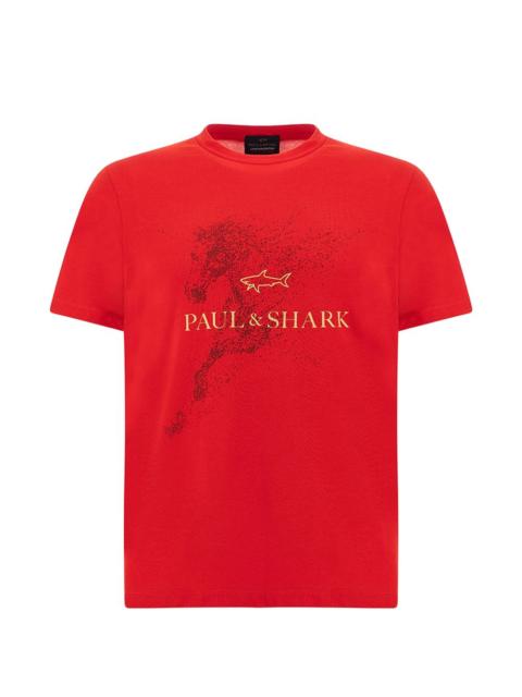 Paul & Shark Year of the Horse printed T-shirt