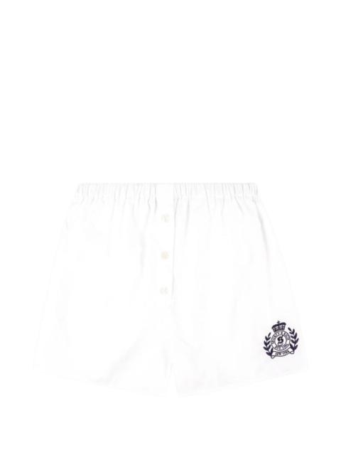Sporty & Rich logo-crest boxer shorts