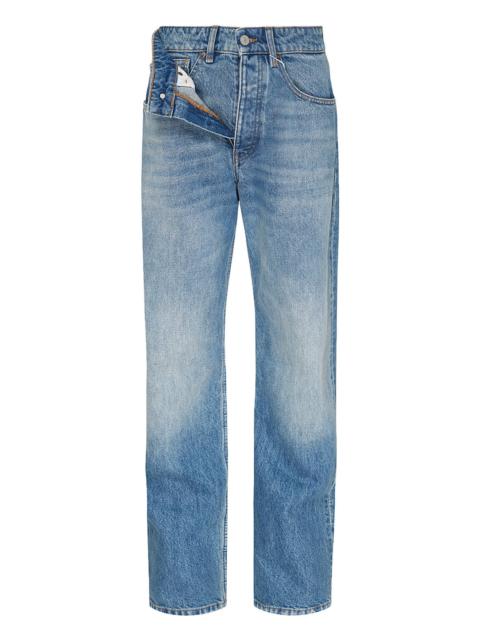 MM6 Maison Margiela Light Wash Straight-Leg Jeans
