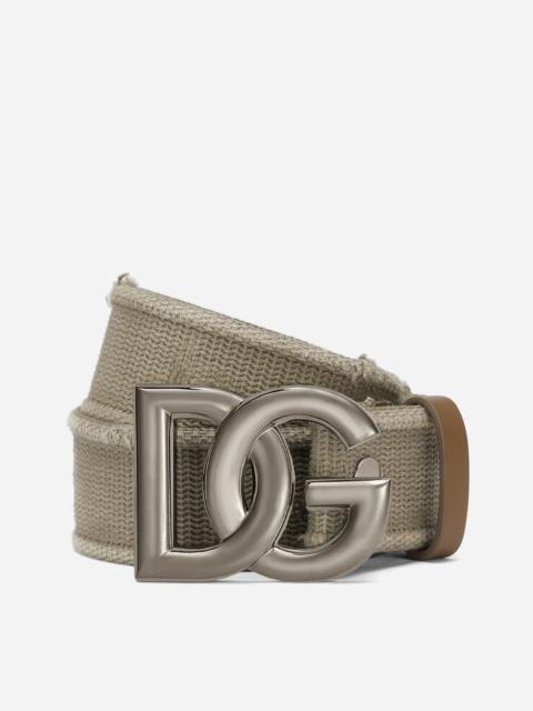 Tape belt with DG logo