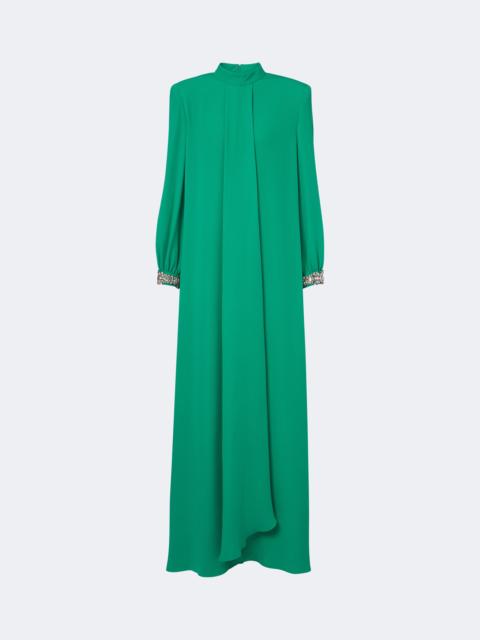Valentino Cady Couture crystal-embellished silk gown