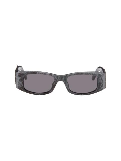 Palm Angels Gray Angel Sunglasses