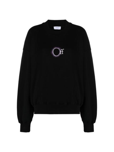 Eclipse logo-print cotton sweatshirt