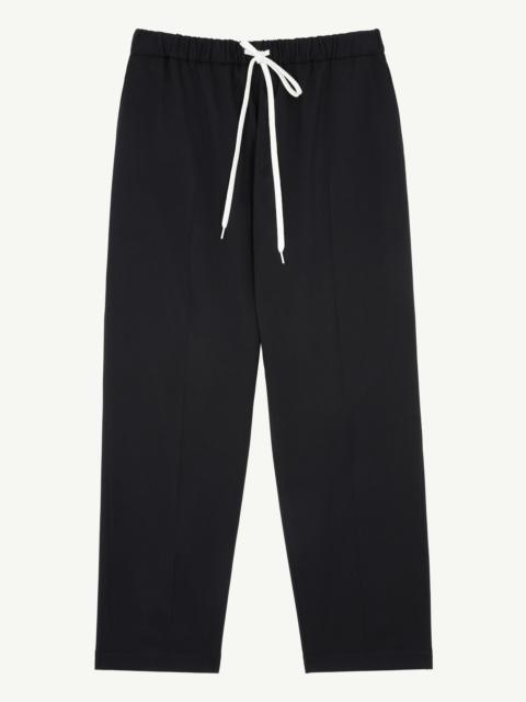 Drawstring tailored trousers