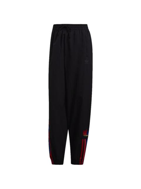 adidas elasticated-waistband track pants