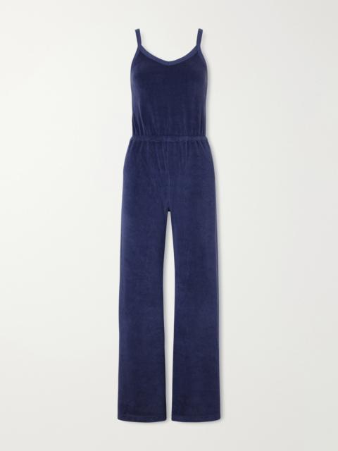 SUZIE KONDI Elma Cotton-blend Terry Jumpsuit