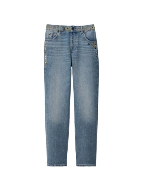 ba&sh Rizie embroidered jeans