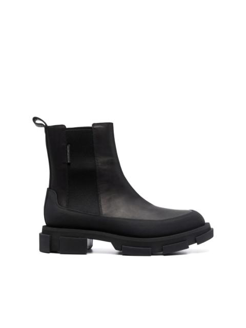 panelled Chelsea boots