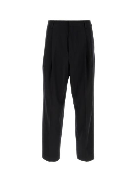 Dries Van Noten Black wool pant