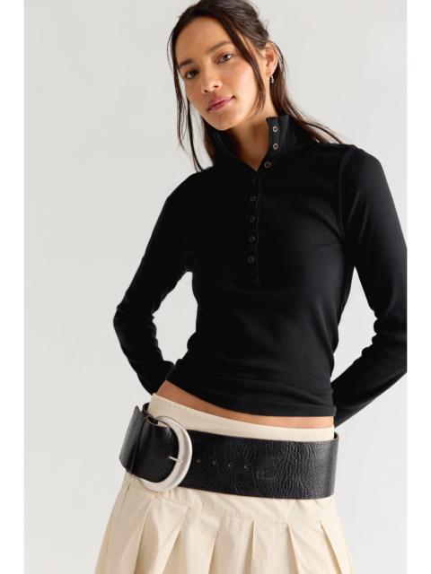 FREE PEOPLE We The Free Lake Solid Henley
