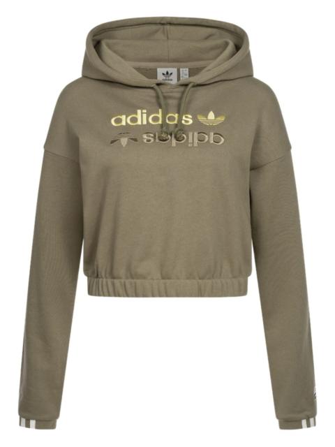 adidas embroidered-logo hoodie