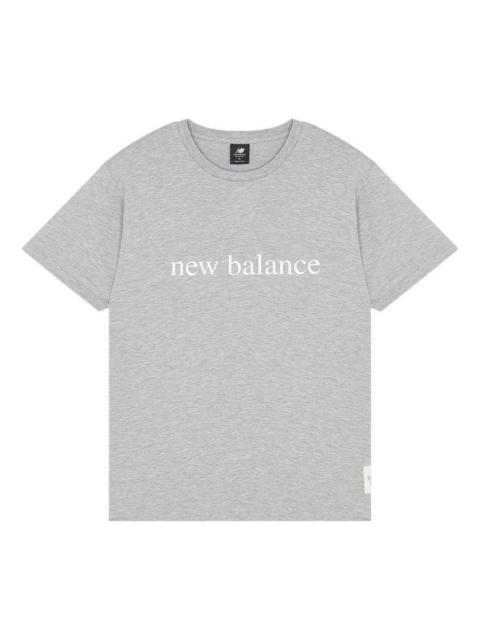 New Balance Essentials Logo T-Shirt 'Grey' AMT21566-AG