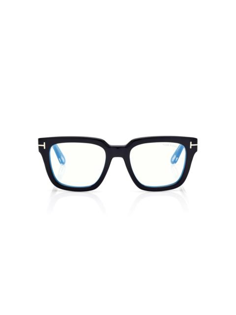 TOM FORD ICON BLUE BLOCK SQUARE OPTICALS