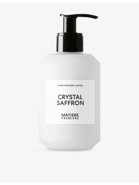 MATIERE PREMIERE Crystal Saffron Hand & Body Lotion 300ml