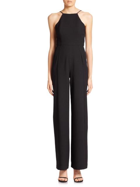 Black Halo Women's Joaquin Jacquard Jumpsuit - Black