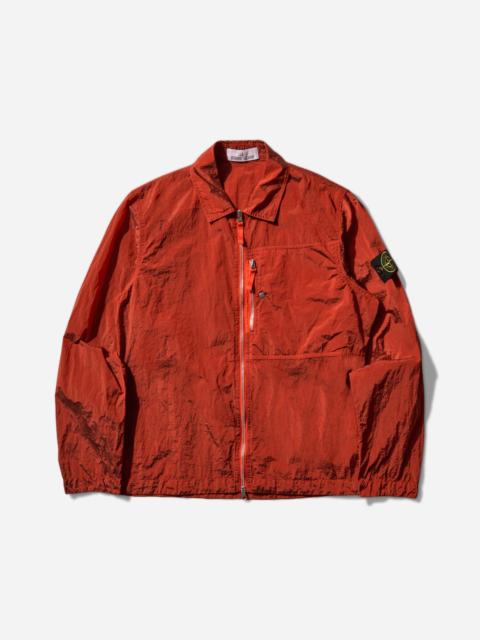 Men's Nylon Metal Overshirt Scarlet Red