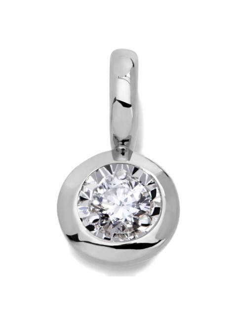MONICA VINADER solitaire-diamond pendant necklace