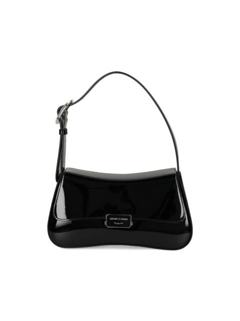 EMPORIO ARMANI foldover-top buckle shoulder bag
