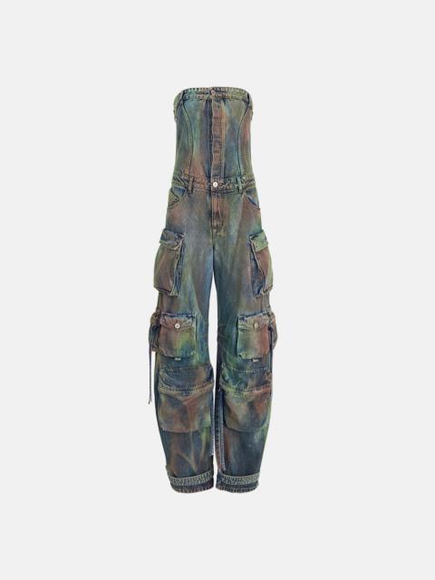 THE ATTICO CAMOUFLAGE JUMPSUIT