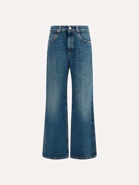 Brunello Cucinelli Contemporary Loose Authentic denim Pants with monili