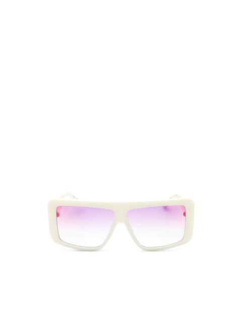 GUESS USA rectangle-frame chain-link sunglasses