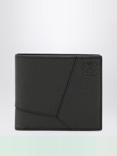 Loewe Dark grey Puzzle bi-fold wallet in grained leather