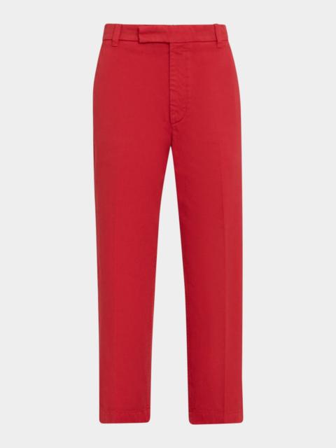 Thom Browne Men's Garment-Dyed Chino Pants