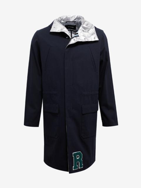 Navy Blue Parka with Silver Interior