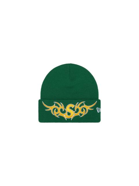 Supreme New Era® Tribal S Logo Beanie "FW25 - Green" SU26071