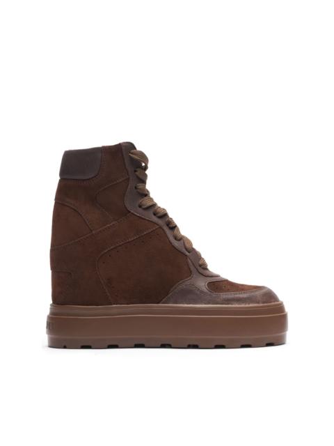 CASADEI high-top suede sneakers