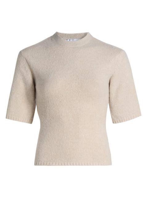 Proenza Schouler Women's Dana Short-Sleeve Sweater - Off White