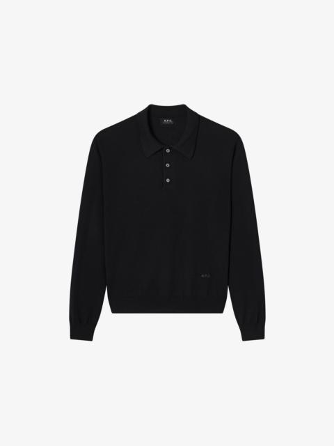 A.P.C. RIOU WOOL POLO