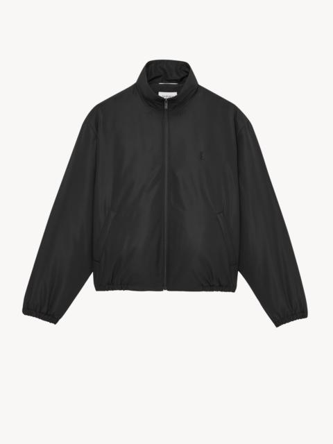 SAINT LAURENT CASSANDRE WINDBREAKER IN TAFFETA