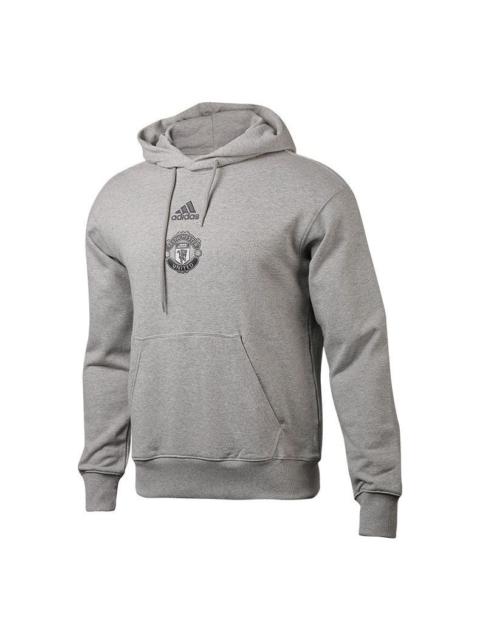 adidas adidas 20-21 Season Manchester United Soccer/Football Training Athleisure Casual Sports hooded Pullo