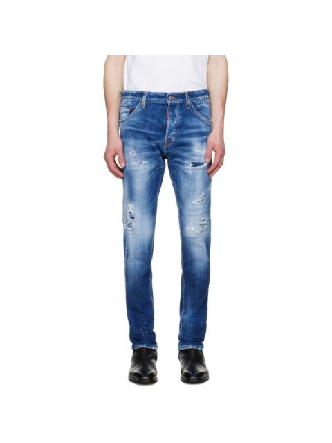 DSQUARED2 Blue Teddy Jeans