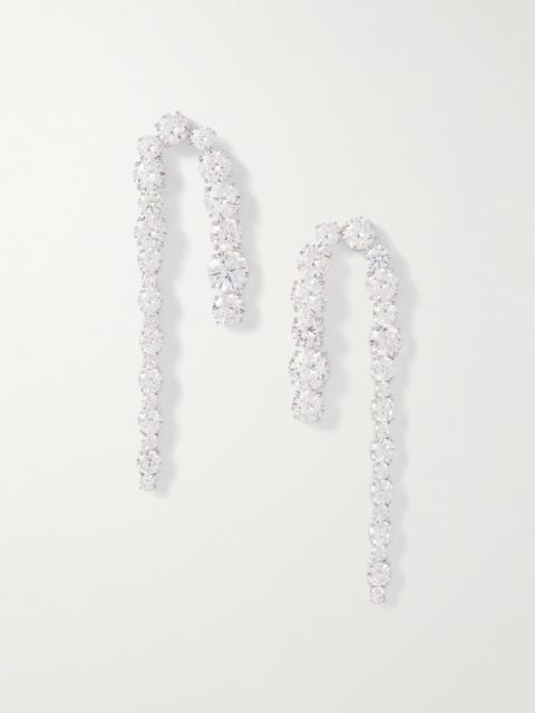 Completedworks Sleuth Recycled Silver Cubic Zirconia Earrings