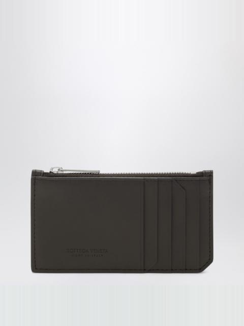 Bottega Veneta Fondente Intrecciato zip card holder