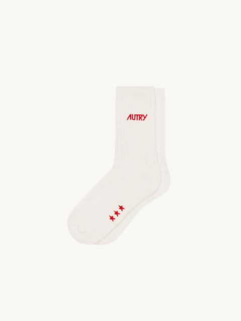 AUTRY SOCKS WITH JACQUARD LOGO UNISEX