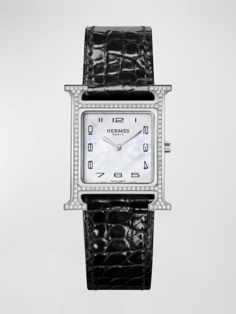 Hermès Heure H Watch, Small Model, 25 MM