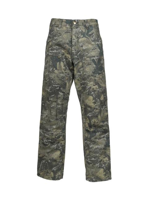 Carhartt SINGLE KNEE PANT / CAMO COMBI GRN
