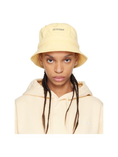 JACQUEMUS Yellow 'The Gadjo' Bucket Hat