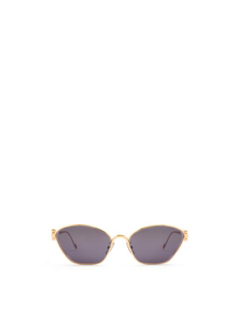 Loewe Anagram hexagonal sunglasses in metal