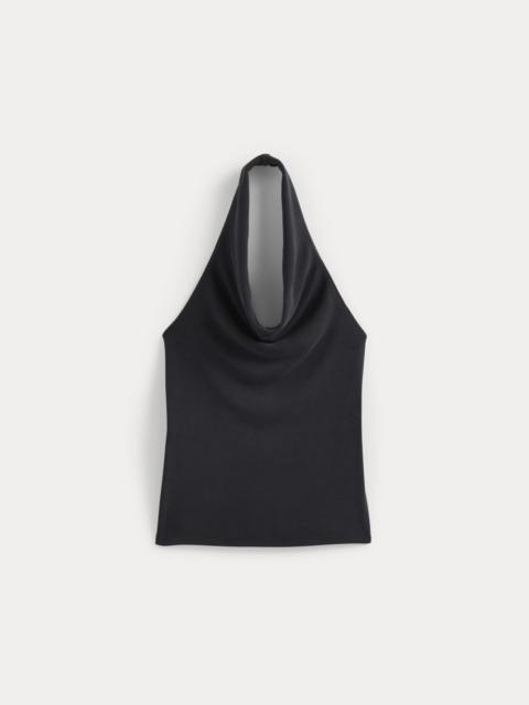EVERLANE HALTER COWLNECK TOP IN BUTTERKNIT