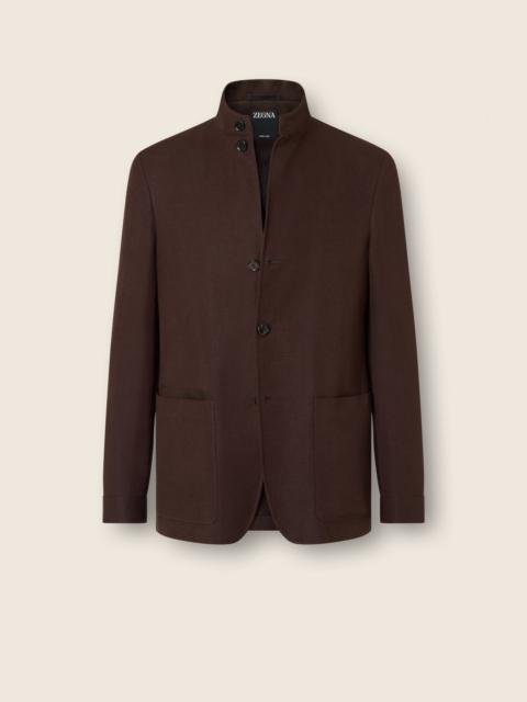ZEGNA OASI LINO IL CONTE JACKET