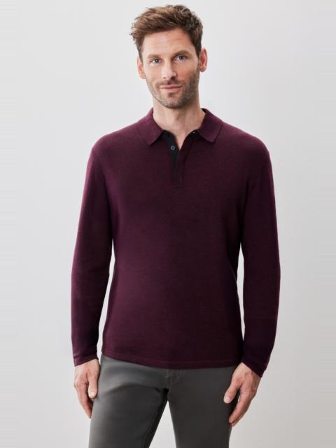ROBERT BARAKETT Thomas Long Sleeve Sweater Polo