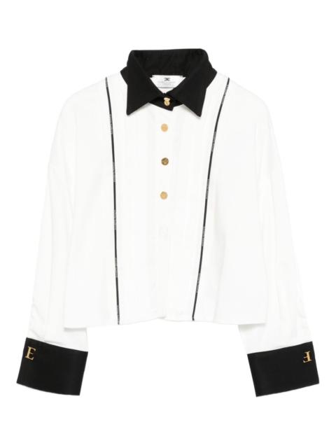 ELISABETTA FRANCHI pleated shirt