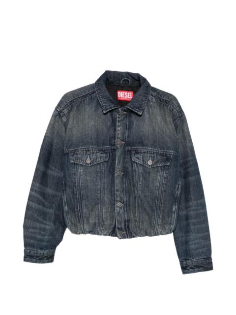Diesel faded-effect denim jacket