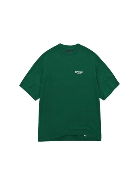 REPRESENT Represent Owner's Club T-Shirt Racing Green/White