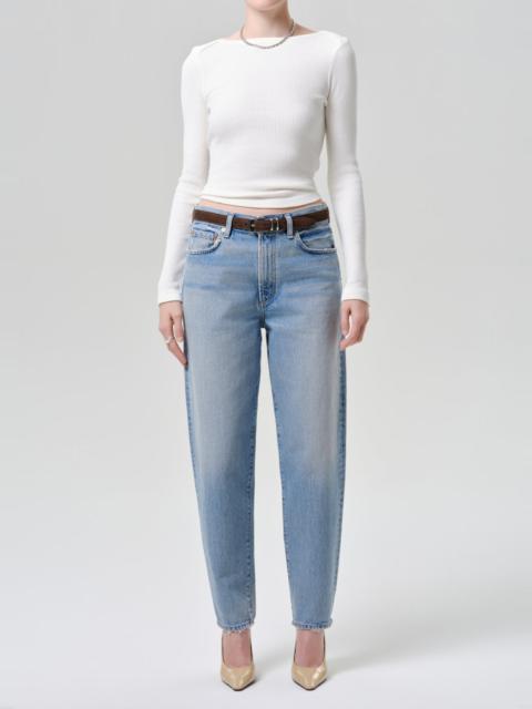Citizens of Humanity Long Sleeve Baby Waffle Tee In Pashmina