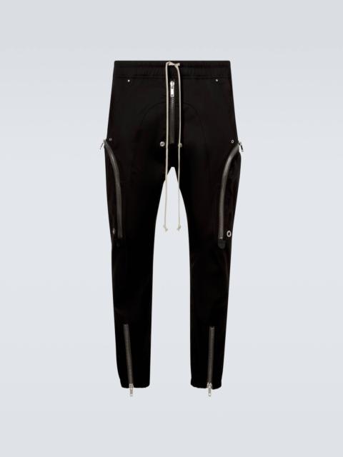 Rick Owens Bauhaus cotton-blend poplin slim pants